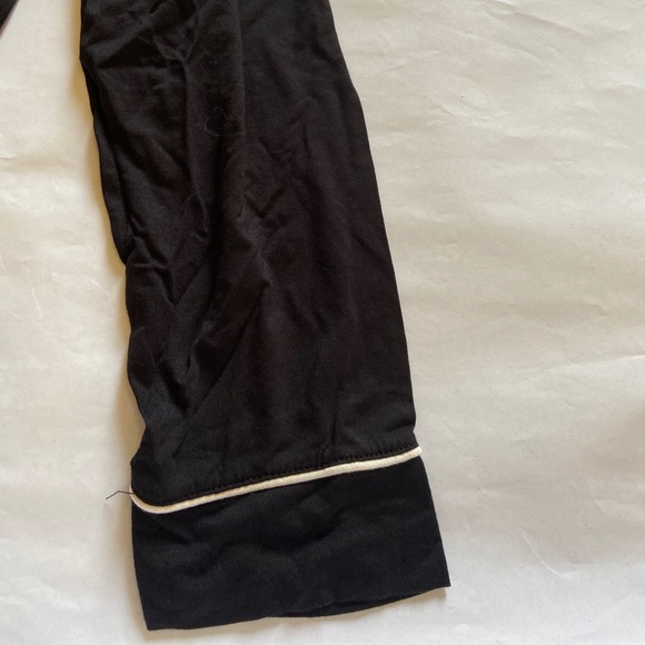 Love and Lore Black Piped PJ Set - Picture 7 of 8